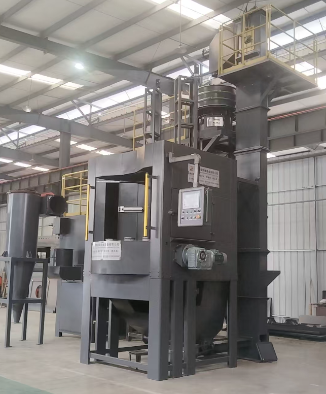 重庆转盘式喷砂机 提升圆形工件处理效率